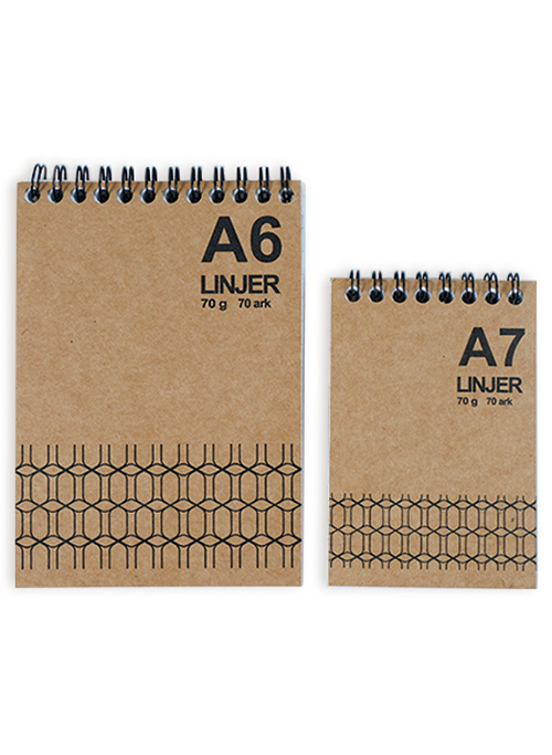 RT-20018 craft paper cover spiral notebook 